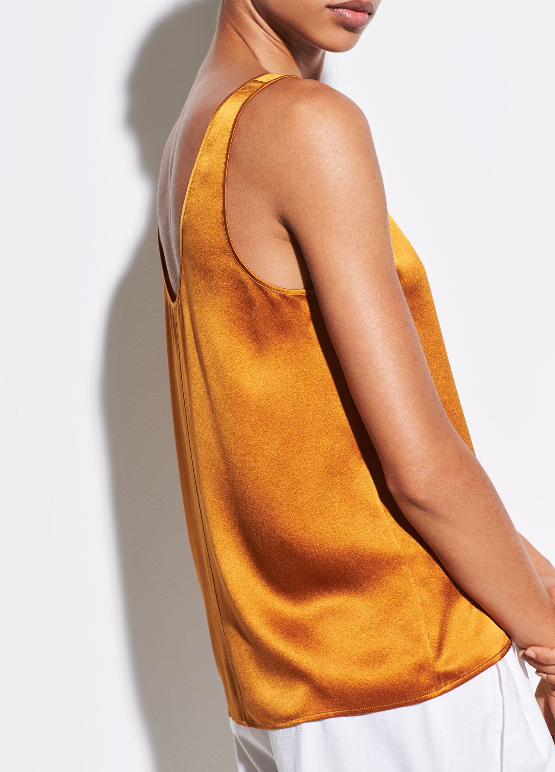 Satin Tank - Sienna by Vince — view 3