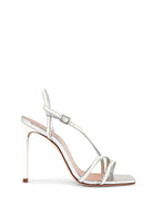 Luna Stiletto - Silver / White by Schutz | 25 South Boutiques