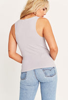 Inca Rib Tank - Silver Linings by Project Social T — view 5
