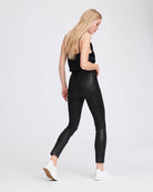 Simone Leather Pant - Black by Rag & Bone — view 3