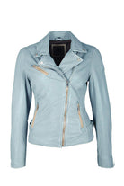 Sofia Leather Jacket - Winter Sky by Mauritius | 25 South Boutiques