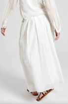 Long Silk Skirt - Original Off White by Umit Unal — view 3