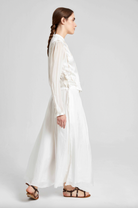 Long Silk Skirt - Original Off White by Umit Unal — view 4