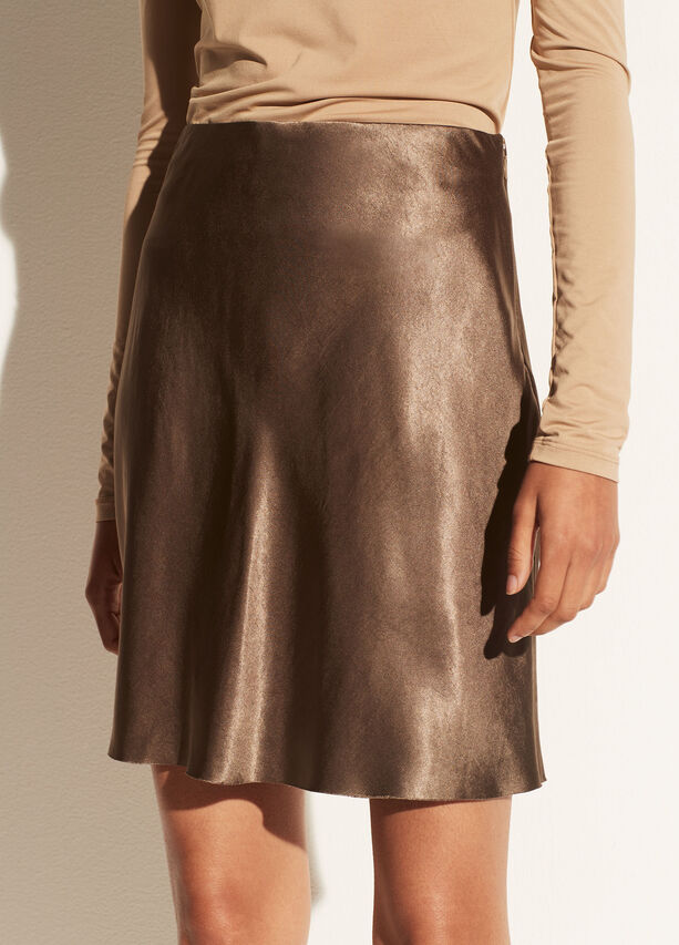 Short Slip Skirt - Bark by Vince — alternate view