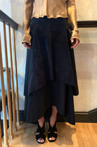 Hi Low Skirt - Black by Matt Hildur — view 3