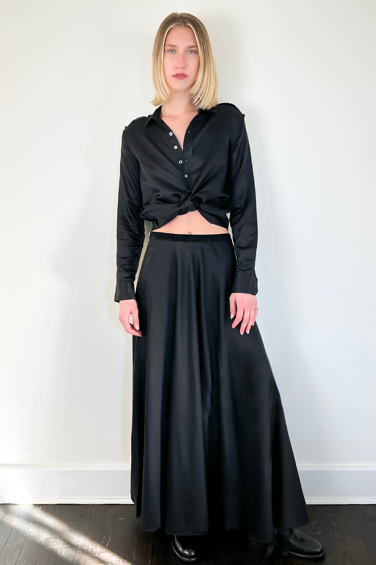 Alice Skirt - Black by Brazeau Tricot | 25 South Boutiques