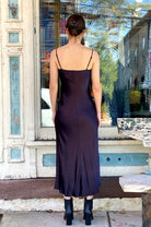 Winner Silky Chemise Dress - Java by LA Made — view 3