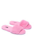 Esther Fur Slides - Rose by Generation Love | 25 South Boutiques