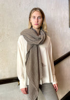 Slim Shawl - Brownish by Private 0204 — alternate view