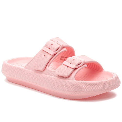 SoCool Eva Sandal - Light Pink by J/Slides — alternate view