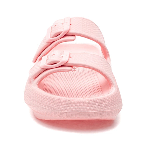SoCool Eva Sandal - Light Pink by J/Slides — view 4