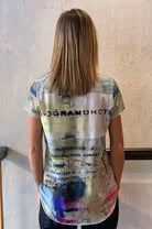 V Neck Tee - Travels 1 by Printed Artworks — view 4