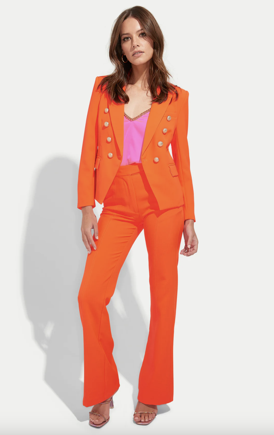 Lucca Crepe Pant - Papaya by Generation Love | 25 South Boutiques