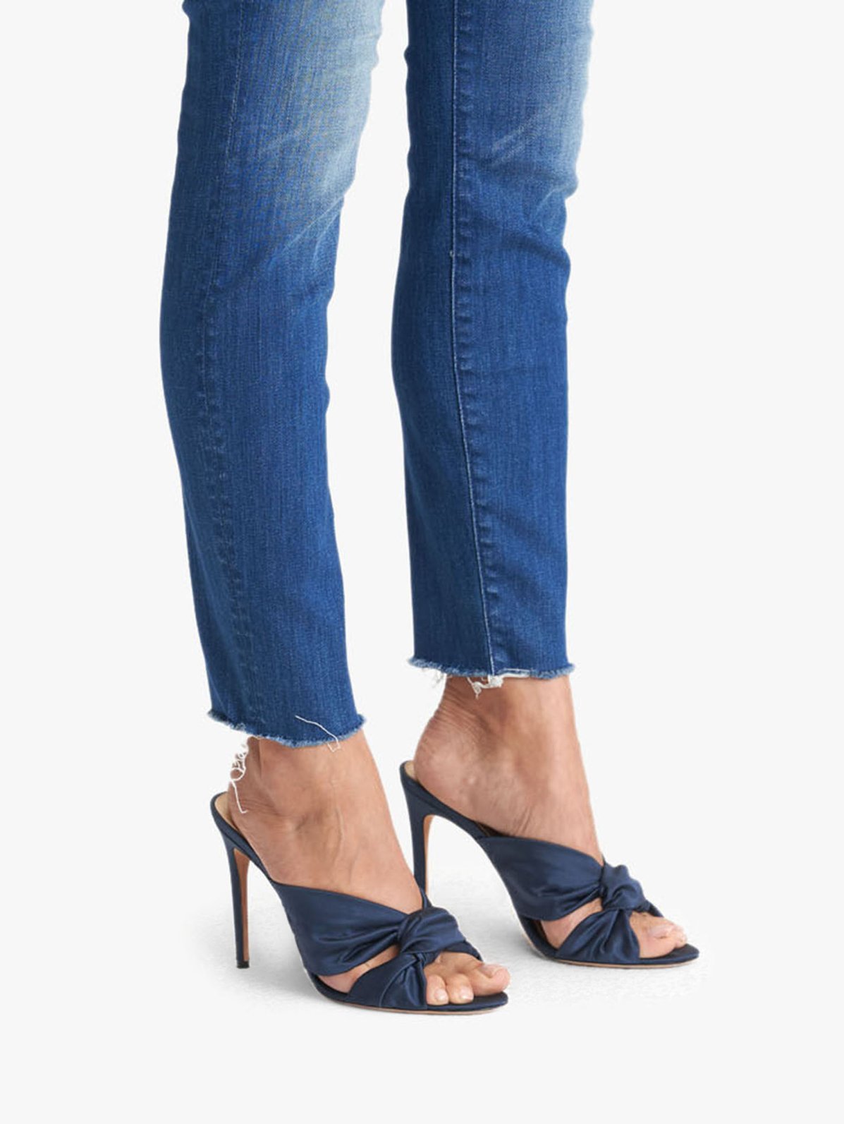 The Looker Ankle Fray - Squeeze It by MOTHER — alternate view