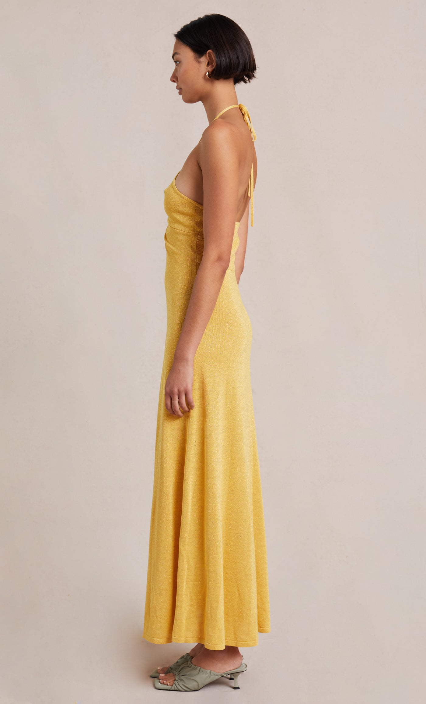 Indya Knit Maxi Dress - Straw by Bec & Bridge — view 3