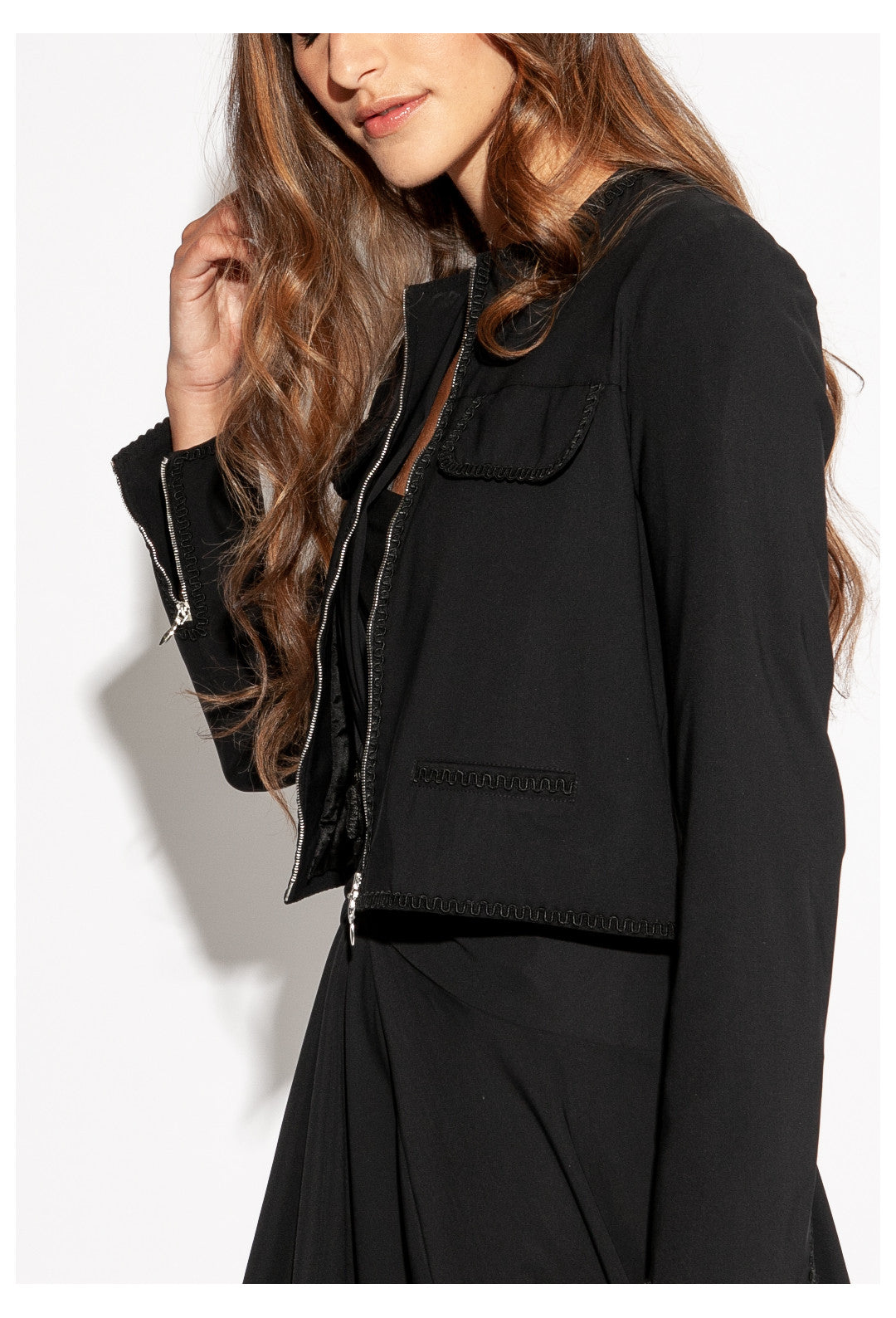 Short Jacket - Black by Indies — view 6
