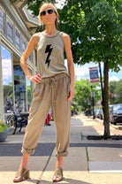 Strike Tank - Khaki by Unsweetened NY — view 4