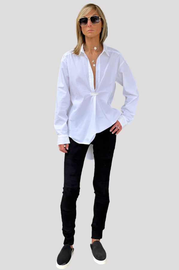 Suede Leggings - Black by Kristensen | 25 South Boutiques