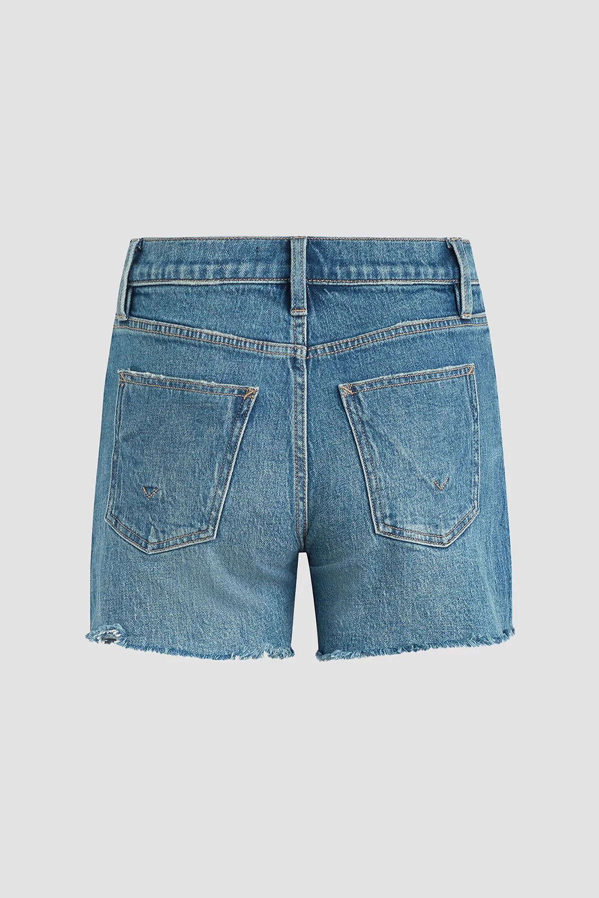 Devon High Rise Boyfriend Shorts - Surf City by Hudson — view 7