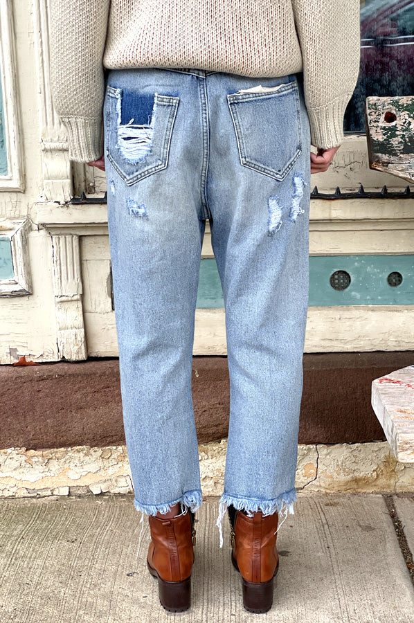 Omar Drop Boyfriend Jeans - Lakewood by SER.O.YA — view 5
