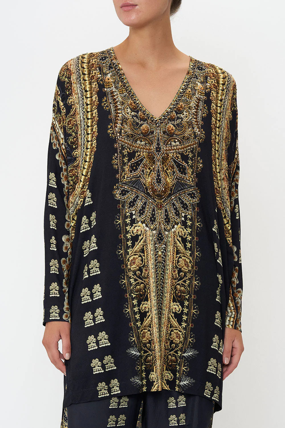 Side Split Tee - Its All Over Torero by Camilla — view 5