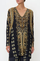 Side Split Tee - Its All Over Torero by Camilla — view 5