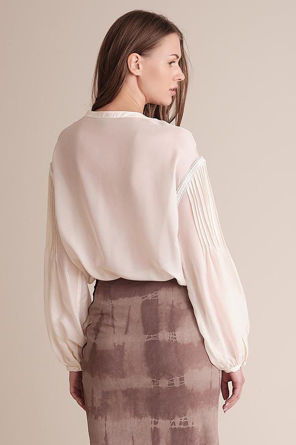 Talissa Blouse - Marshmellow by Haute Hippie — alternate view