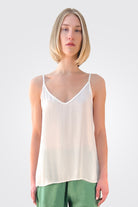 Silk Cami - White by Private 0204 | 25 South Boutiques
