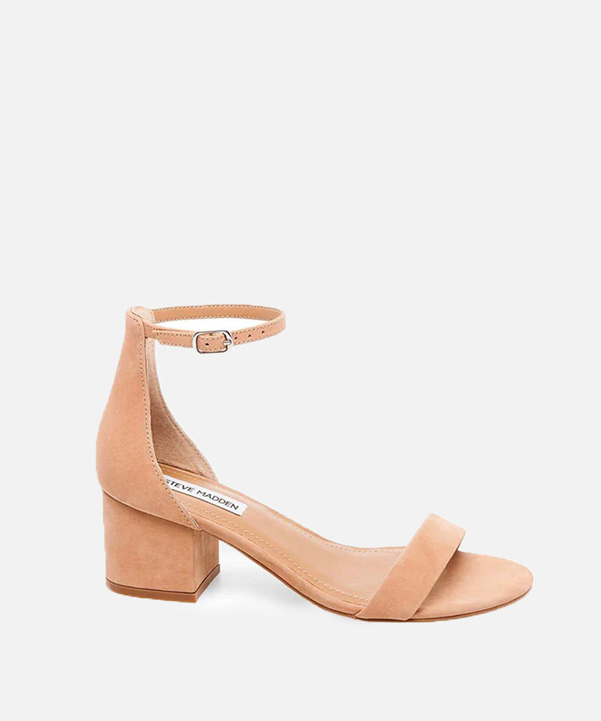 Irenee Heels - Tan Nubuck Suede by Steve Madden | 25 South Boutiques