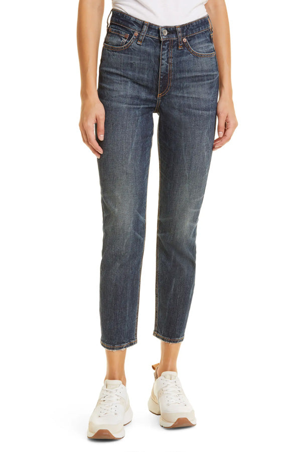 Nina High-Rise Cigarette - Tanzanite by Rag & Bone | 25 South Boutiques