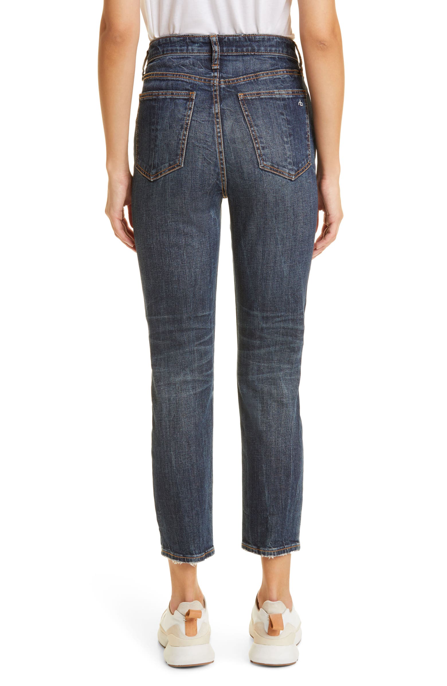 Nina High-Rise Cigarette - Tanzanite by Rag & Bone — alternate view