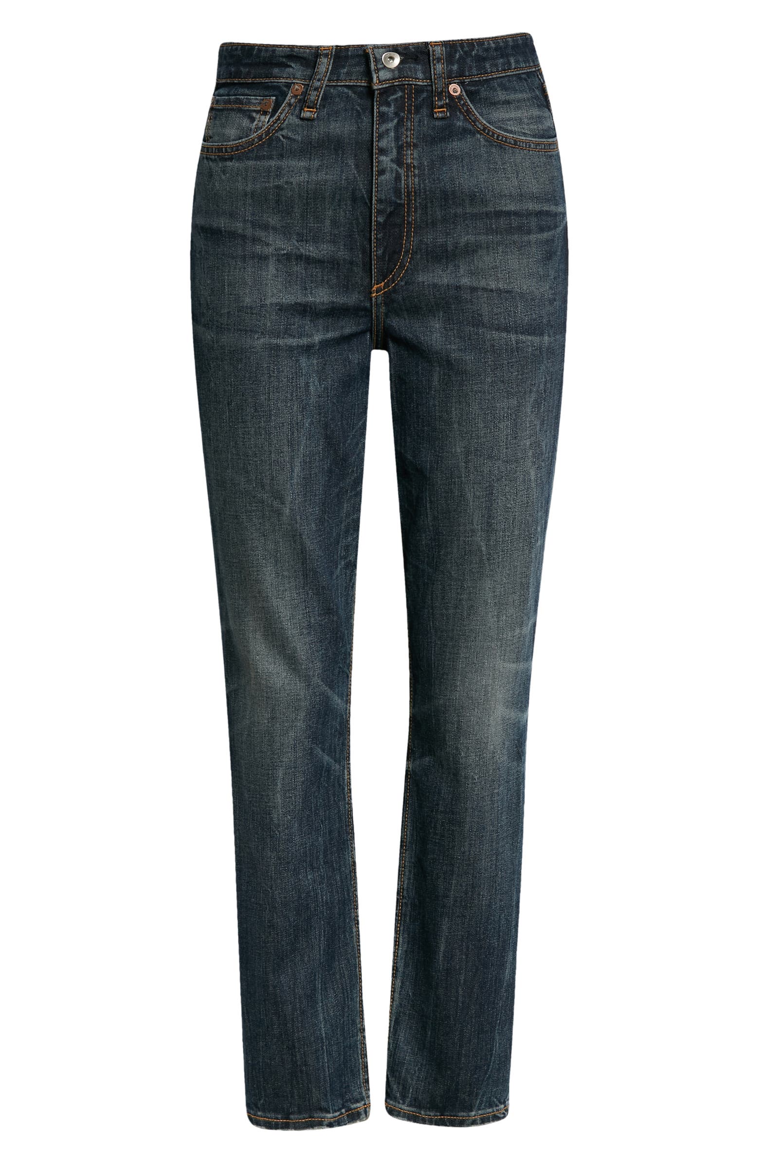 Nina High-Rise Cigarette - Tanzanite by Rag & Bone — view 4