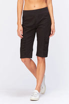 Tatem Bermuda Shorts - Black by XCVI | 25 South Boutiques