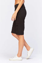 Tatem Bermuda Shorts - Black by XCVI — alternate view