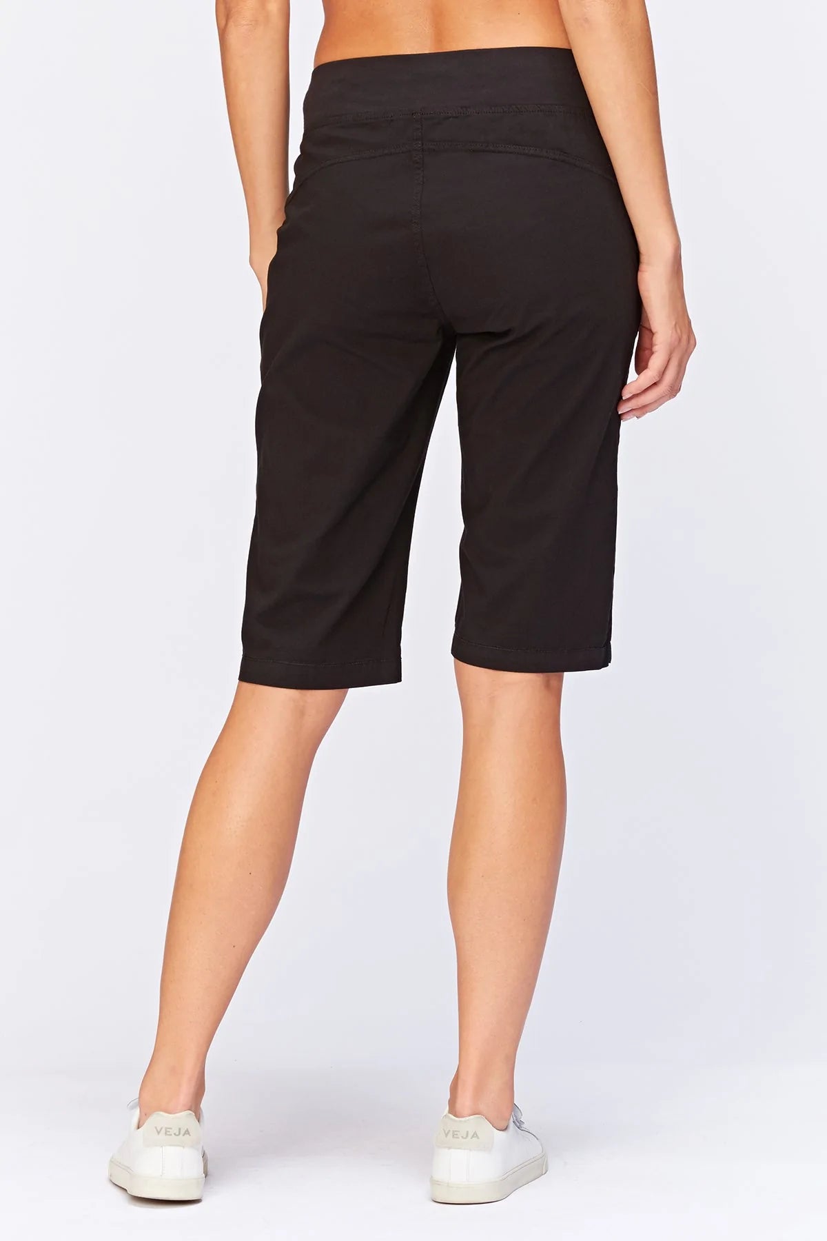 Tatem Bermuda Shorts - Black by XCVI — view 3