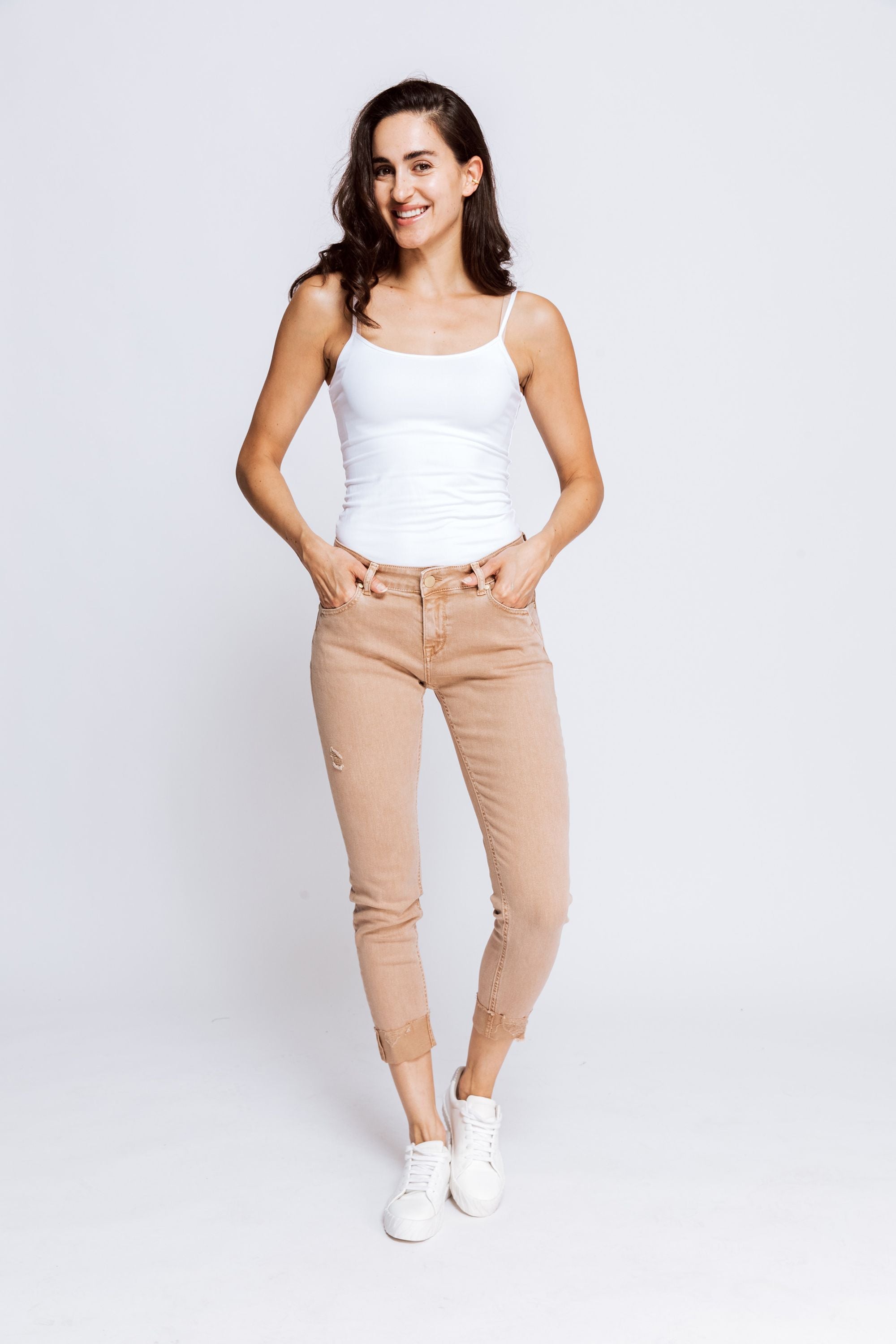 Nova Skinny Jeans - Taupe by Zhrill | 25 South Boutiques