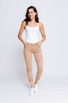 Nova Skinny Jeans - Taupe by Zhrill | 25 South Boutiques