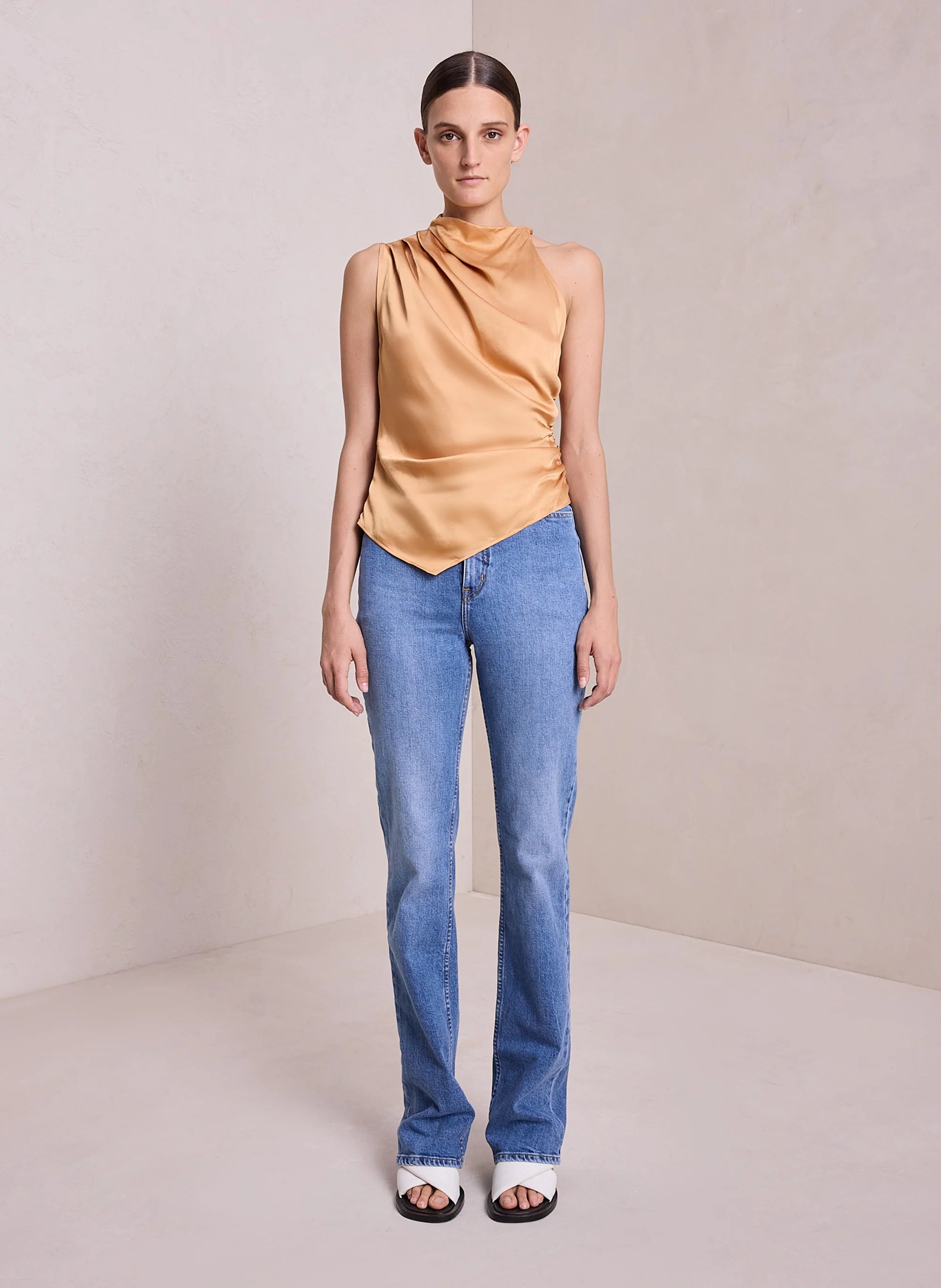 Jones Asymmetrical Top - Tawny by A.L.C — alternate view