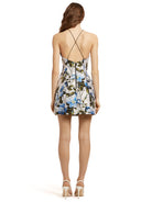 Tayla Structured Mini Dress - Off White Multi by Alice & Olivia — view 3