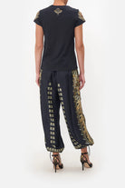 Slim Fit Round Neck Tee - Its All Over Torero by Camilla — view 5