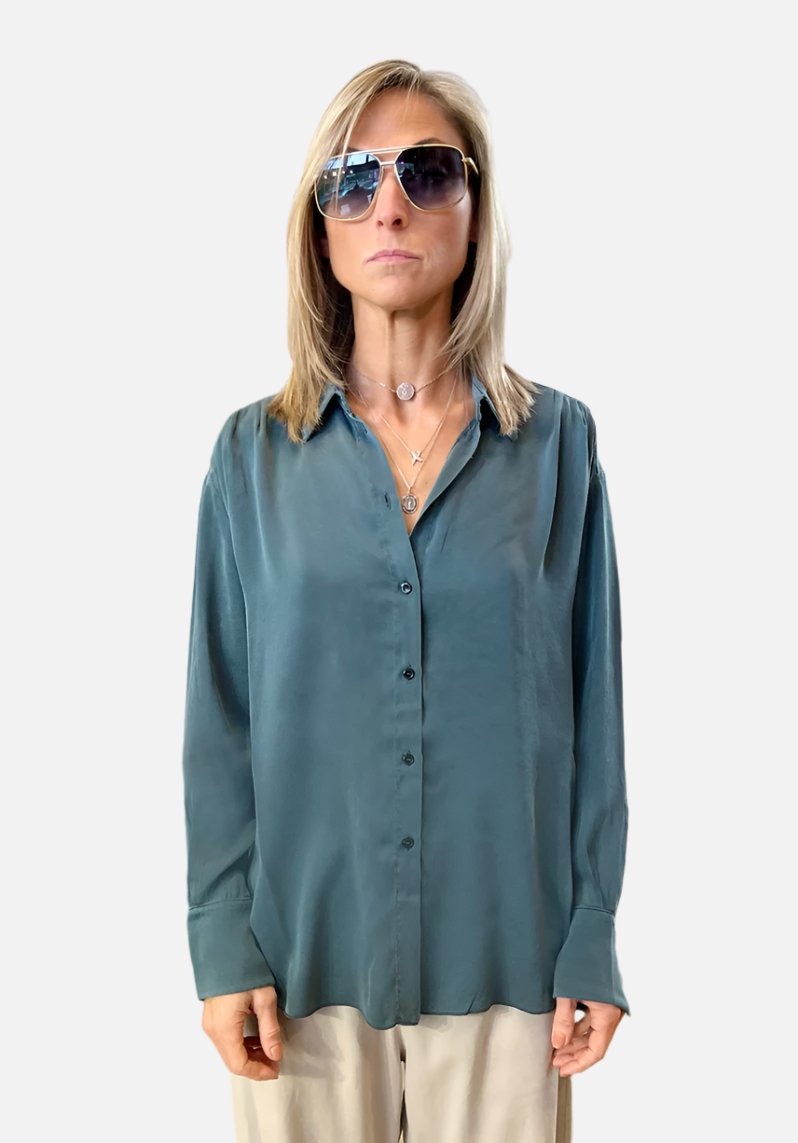 Blouse - Teal by Tandem | 25 South Boutiques