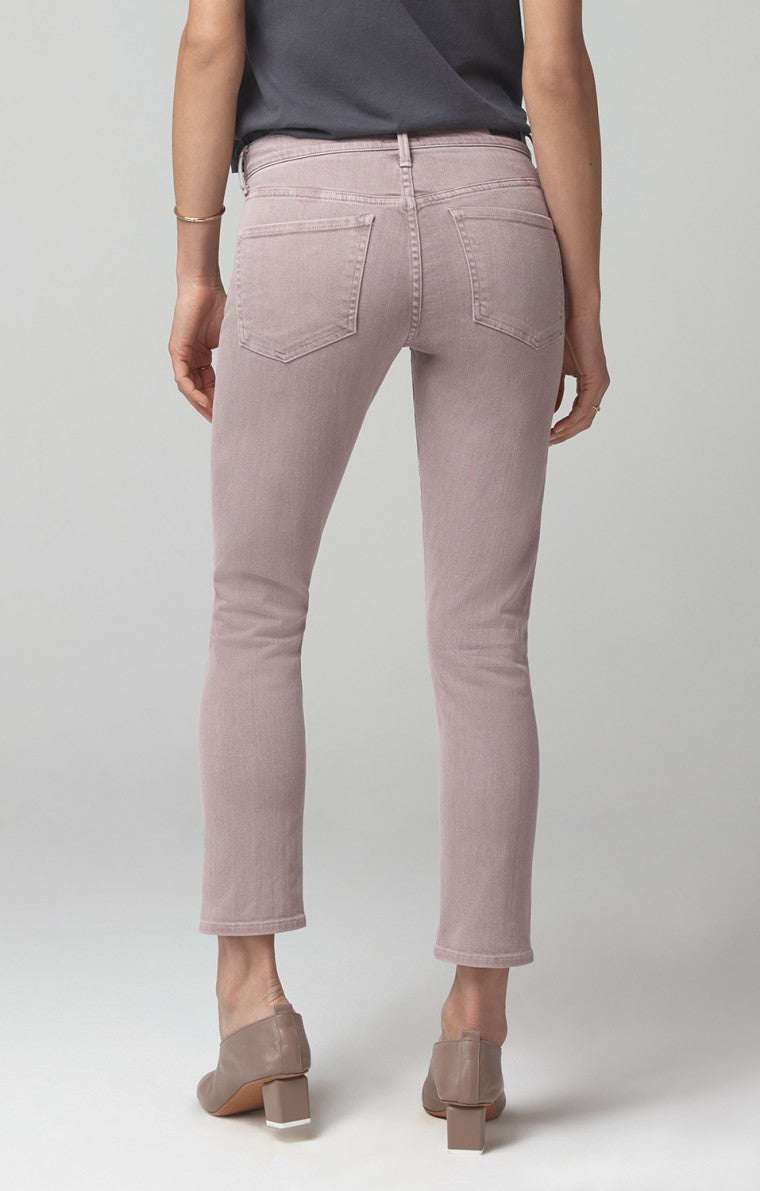 Elsa Mid Rise Slim Fit Crop - Thistle by Citizens of Humanity — alternate view