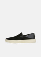 Men's Thomas Suede Sneaker - Black by Vince — alternate view