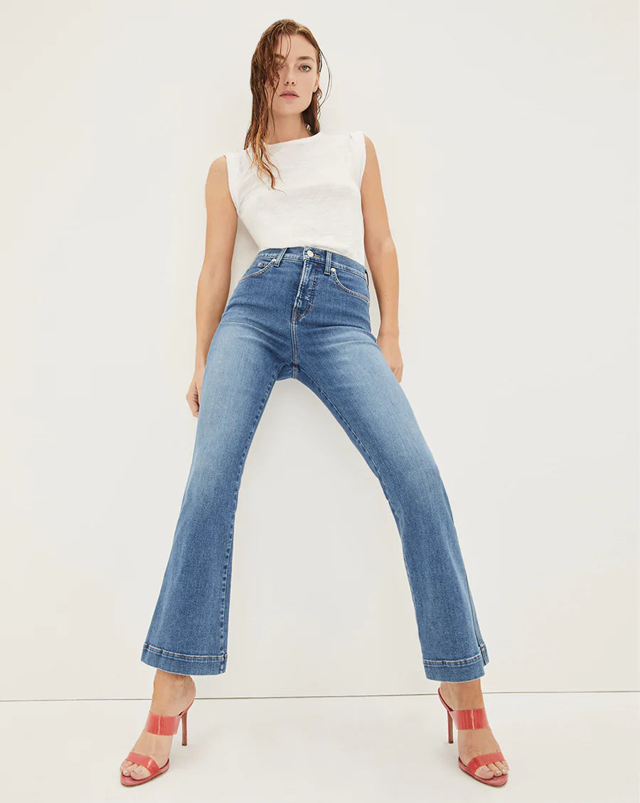 Carson Kick Flare Jean - Tide Down by Veronica Beard | 25 South Boutiques