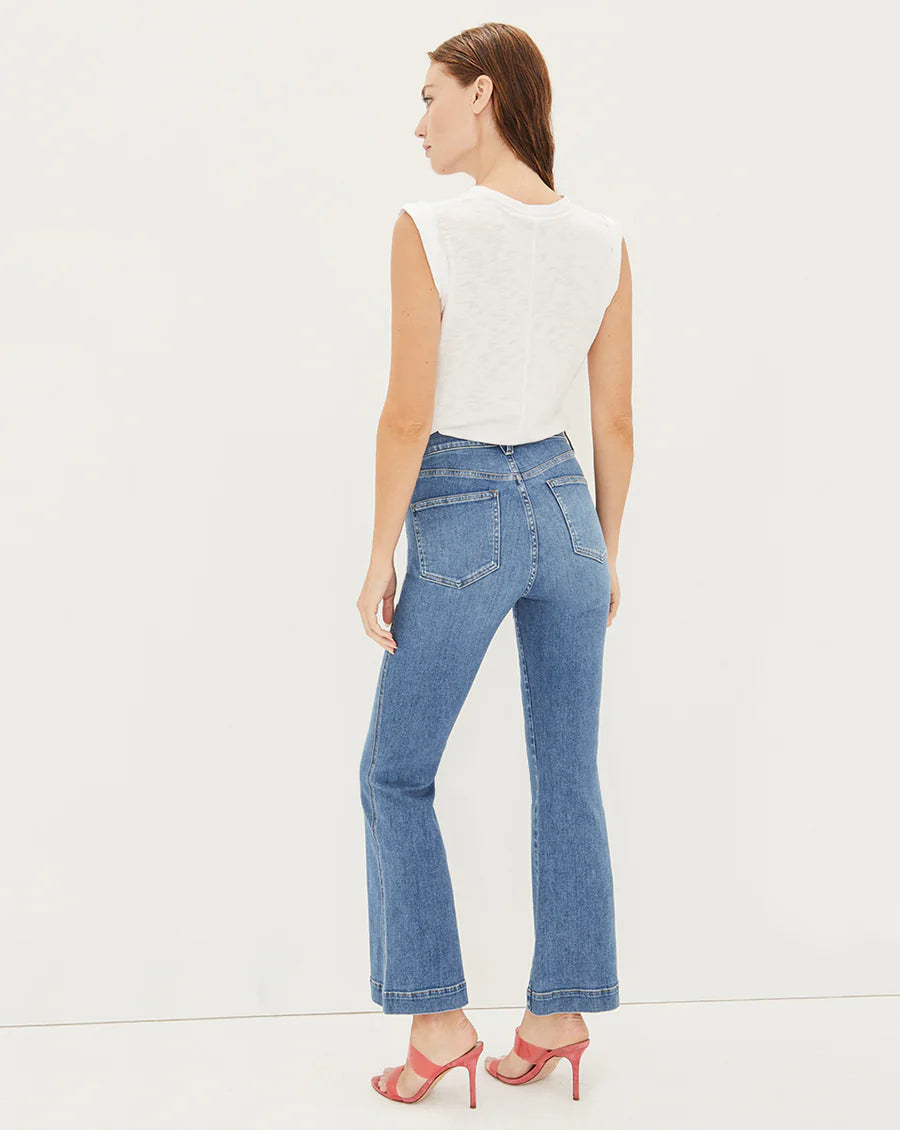 Carson Kick Flare Jean - Tide Down by Veronica Beard — view 4