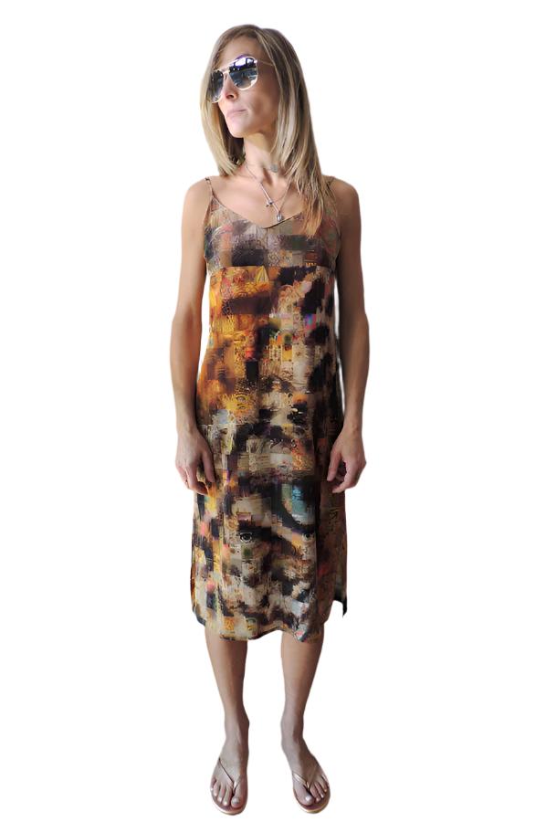Tiger Collage Dress - Multi by Unbreakable Evolution | 25 South Boutiques