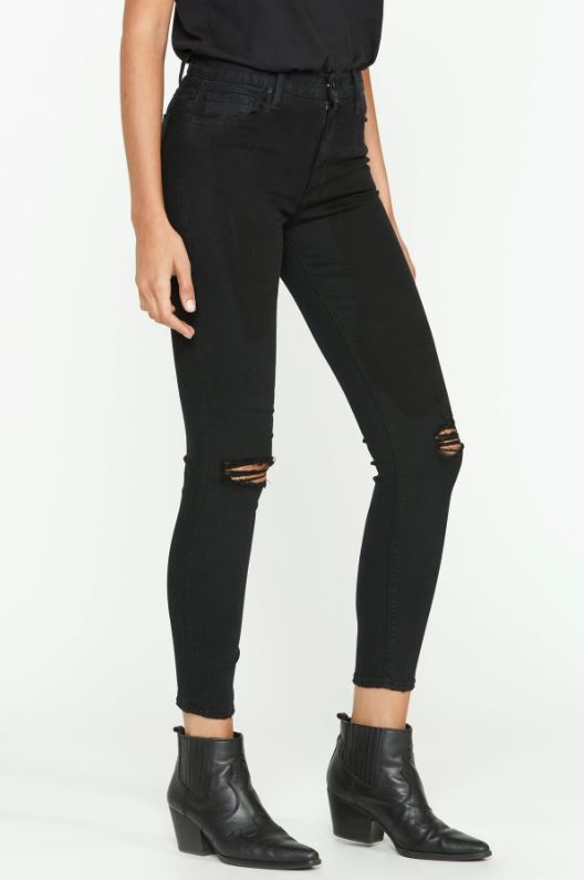 Barbara High Rise Super Skinny Ankle Jean - Tilted by Hudson — view 3