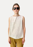 Shot Cotton Knitted Top - Ivory by Transit Par-Such | 25 South Boutiques