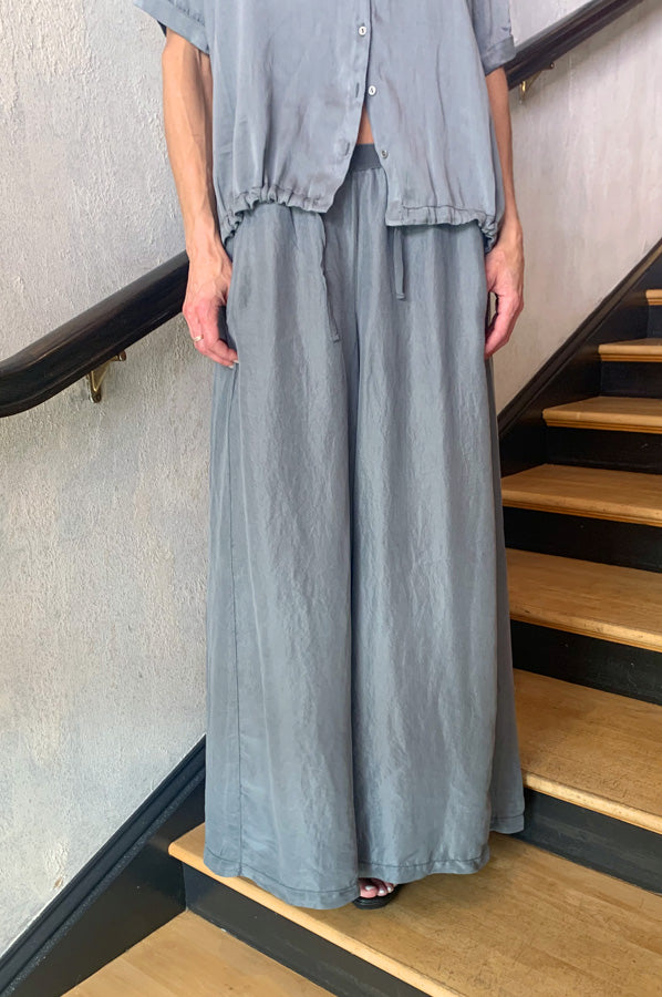 Wide Leg Pants - Grey Mist by Transit Par-Such — view 3