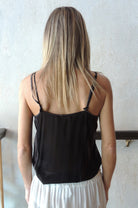 V Neck Camisole - Black by Tandem — alternate view